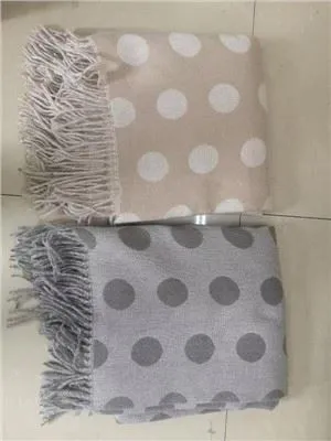 Polyester Polka Dot Blanket